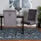 Baxton Studio Sherine Contemporary Glam and Luxe Grey Velvet Fabric and Silver Metal 2Piece Dining Chair Set 221-2PC-12907-ZORO - alternate 1